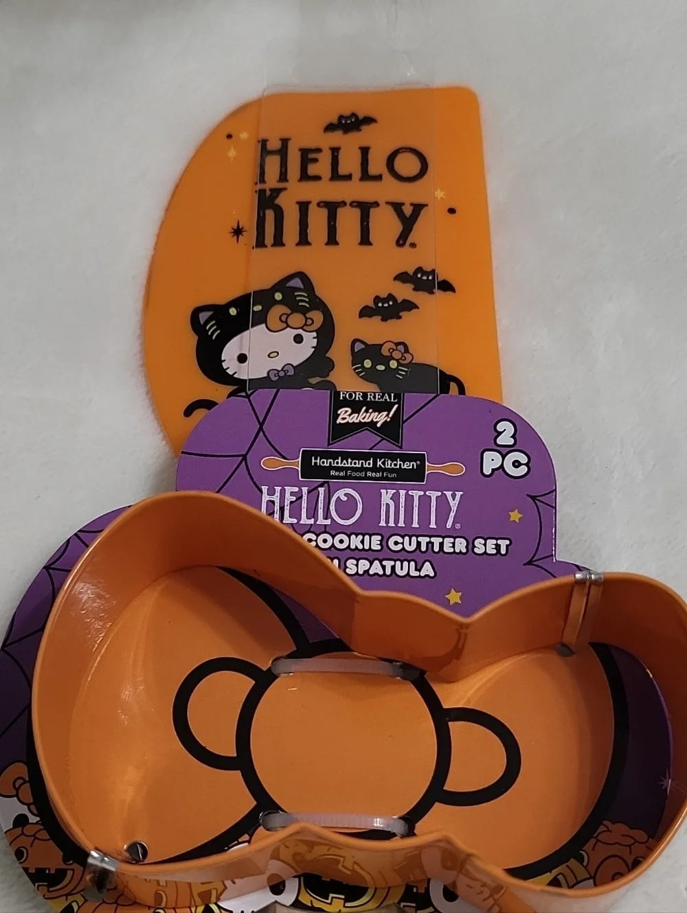 Handstand Kitchen Hello Kitty Halloween Cookie Cutter Set with Spatula 2pc